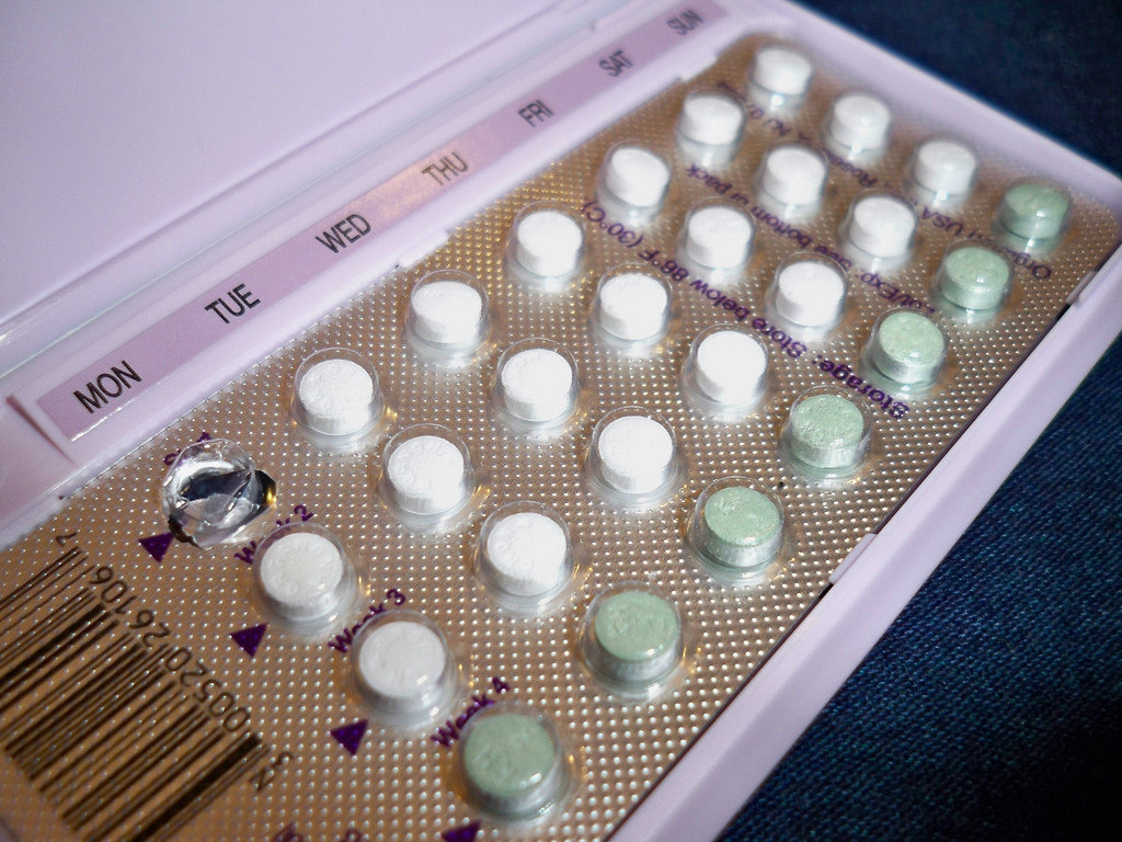 En karta p-piller- Ett vanligt förekommande preventivmedel i Sverige.